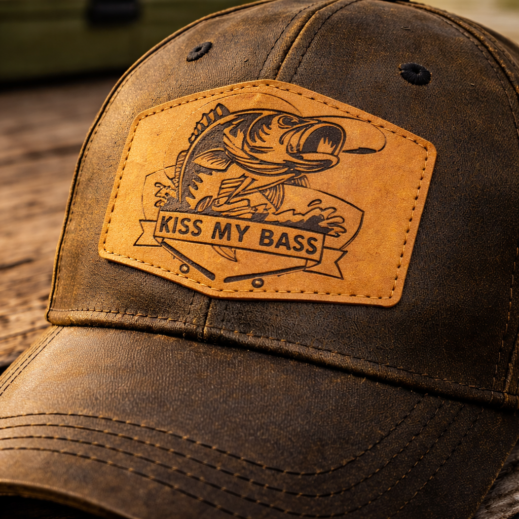 Kiss My Bass Fishing Cap