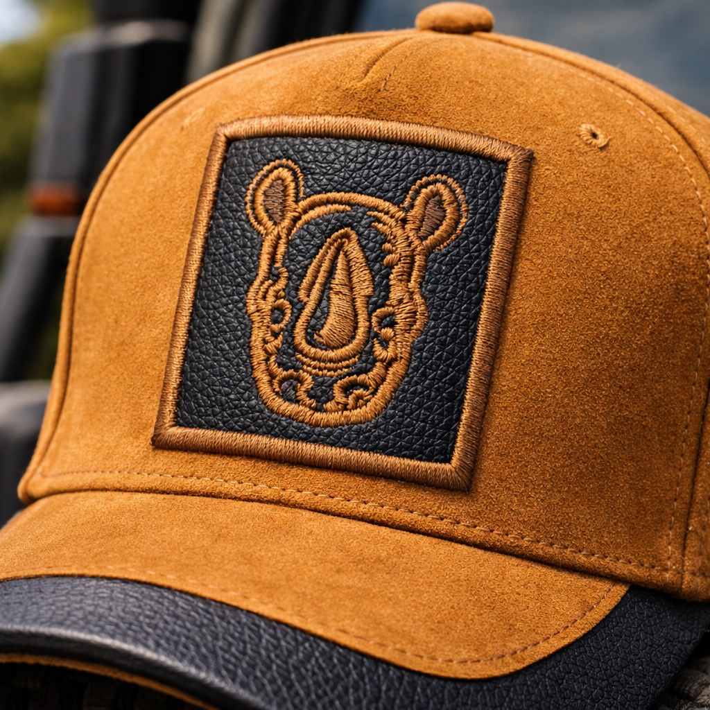 Rhino Leather Look Cap