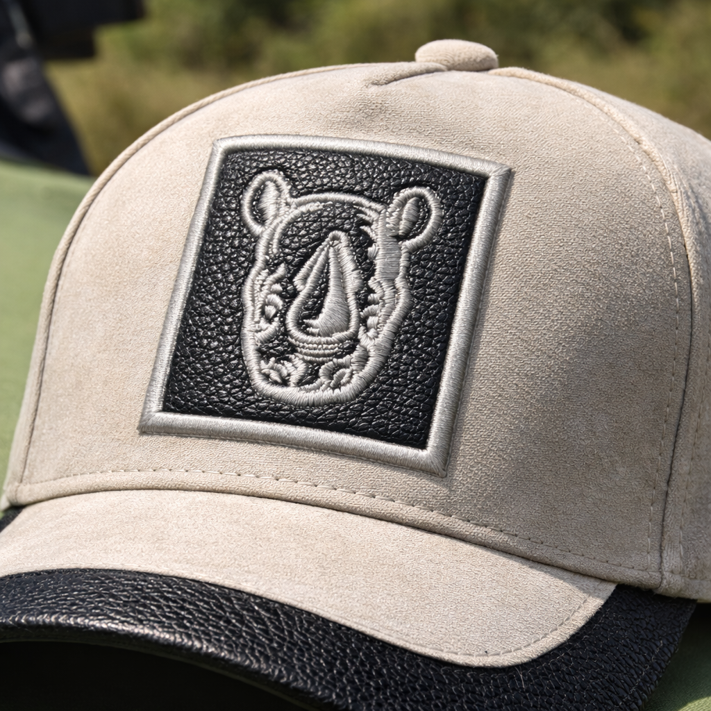 Rhino Leather Look Cap