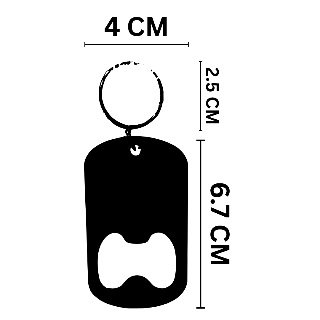 Wood-Finish Keychain Bottle Opener