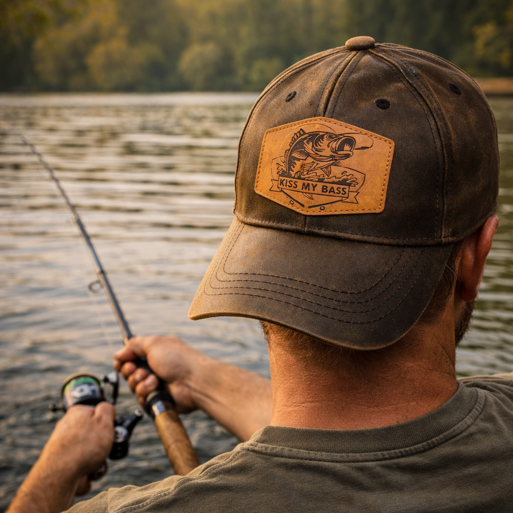 Kiss My Bass Fishing Cap