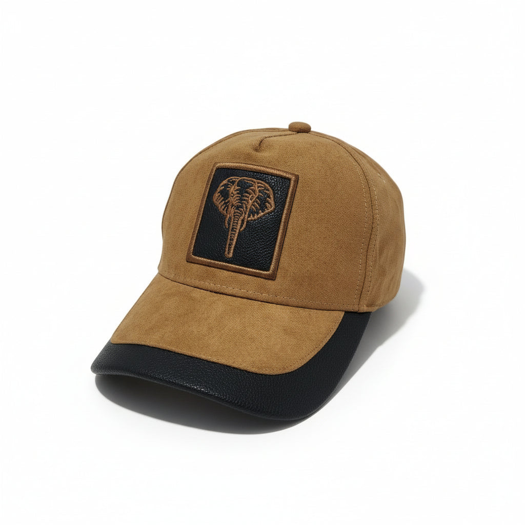 Elephant Leather Look Cap