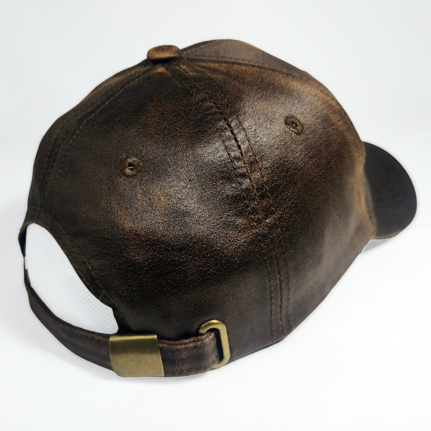 Plain Leather Look Cap