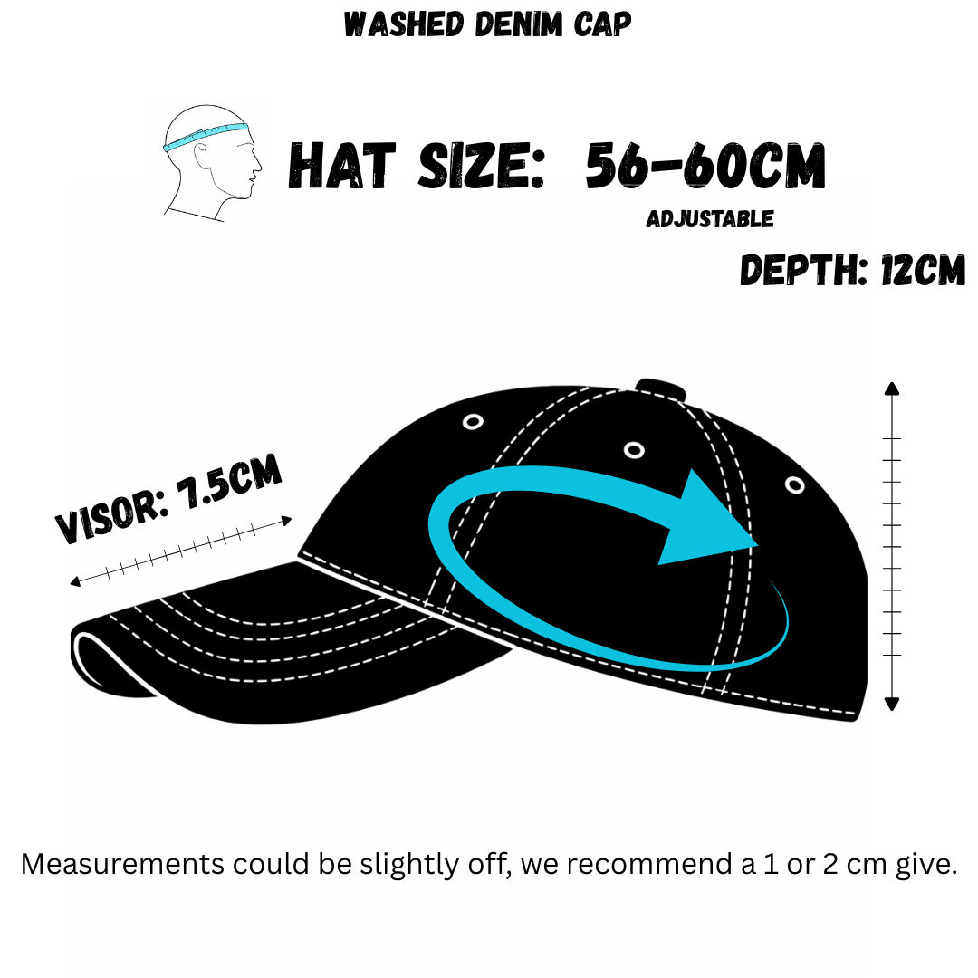 Washed Denim Cap - 2 options